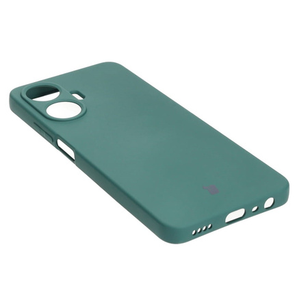 Etui Bizon Case Silicone do Realme C55, ciemnozielone