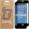 Szkło hartowane Bizon Glass Edge do iPhone SE 2022/2020/ 8/ 7, czarne