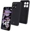 Silikonowe etui Bizon Soft Case do Xiaomi 14T, czarne