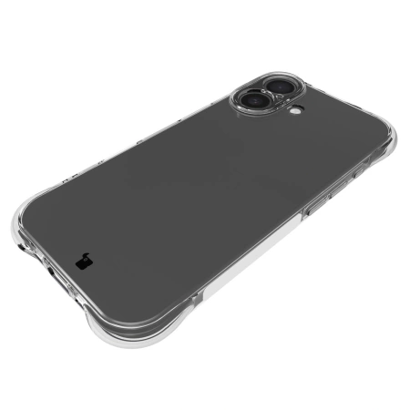 Elastyczne etui + 2x szkło hartowane Bizon Case Clear Pack do iPhone 17