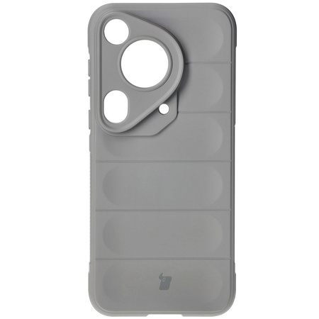 Pancerne etui Bizon Case Tur do Huawei Pura 70 Ultra, jasnoszare