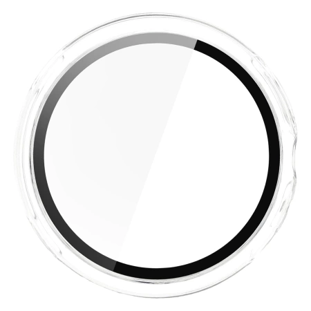 Etui ze szkłem do zegarka Bizon Case Watch Adamo do Google Pixel Watch 4 41 mm, przezroczyste