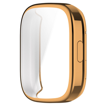 Etui Bizon Case Watch Felipe do Xiaomi Redmi Watch 3, różowozłote