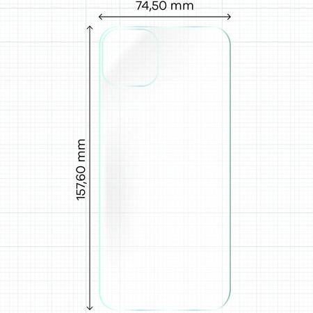Folia hydrożelowa na tył Bizon Glass Hydrogel Back, iPhone 15 Plus, 2 sztuki
