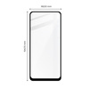 Szkło hartowane Bizon Glass Edge do Realme 8 / 8 Pro, czarne