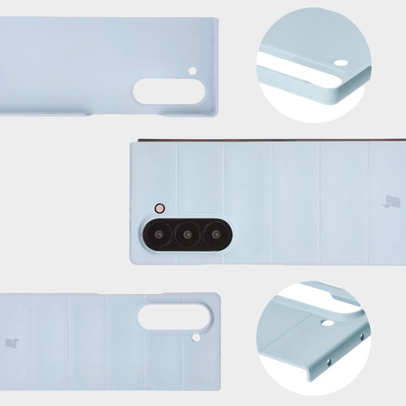 Pancerne etui Bizon Case Tur do Galaxy Z Fold6, jasnoniebieskie