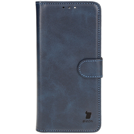 Etui z klapką Bizon Case Pocket do Xiaomi Poco F6, granatowe