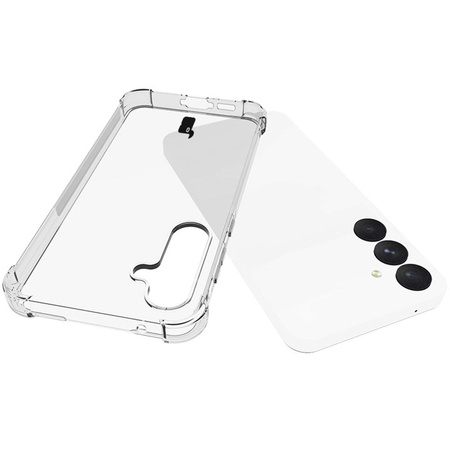 Elastyczne etui Bizon Case Salpa do Galaxy A55 5G, przezroczyste