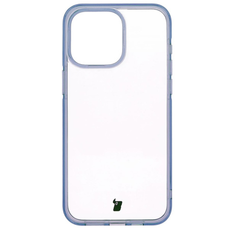 Etui Bizon Case Halo do iPhone 15 Pro Max, przezroczysto-niebieskie