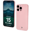 Etui Bizon Case Łupka do iPhone 15 Pro Max, różowe