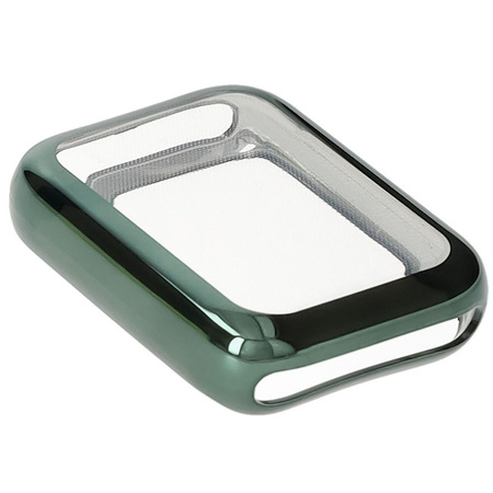 Etui z osłoną ekranu Bizon Case Watch Felipe do Xiaomi Mi Smart Band 9 Pro, zielone