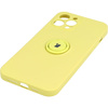 Etui Bizon Case Silicone Ring do iPhone 12 Pro Max, żółte