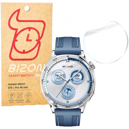 Folia hydrożelowa na ekran Bizon Glass Watch Hydrogel Duo do Huawei Watch GT 5 / GT 5 Pro 46 mm, 2 sztuki