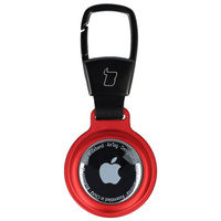 Etui Bizon Case Locator Magnetic do Apple AirTag, czerwone