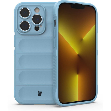 Pancerne etui Bizon Case Tur do iPhone 14 Pro, jasnoniebieskie