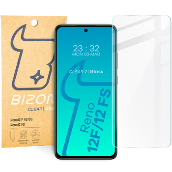 Szkło hartowane Bizon Glass Clear 2 do Oppo Reno12 F 4G/5G/12 FS