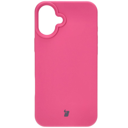 Silikonowe etui Bizon Soft Case do iPhone 16 Plus, fuksja