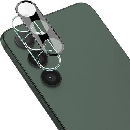 Szkło na aparat Bizon Glass Silk Lens do Galaxy S24, 2 sztuki