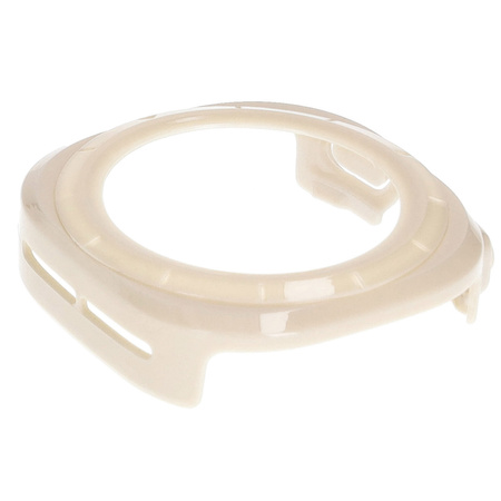 Etui ze szkłem do zegarka Bizon Case+Glass Watch do Galaxy Watch Ultra 2 / 1, beżowe