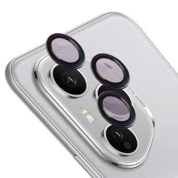 Szkło na aparat Bizon Glass Snap Lens do Honor 400 Pro, 1 zestaw, czarna ramka