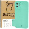 Ekologiczne etui Bizon Bio-Case do iPhone 12, zielone