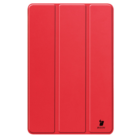 Etui Bizon Case Tab Croc do Lenovo Tab P12 12.7 TB 370, czerwone