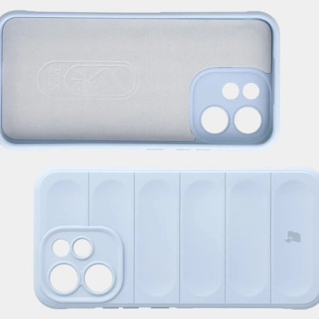 Pancerne etui Bizon Case Tur do Oppo Reno 15 F / FS, jasnoniebieskie