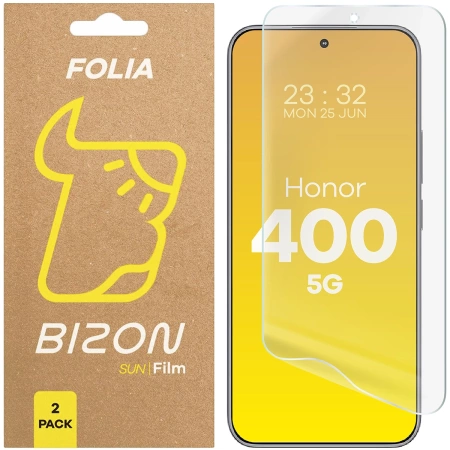 Folia matowa Bizon Glass Film Sun Duo do Honor 400 5G, 2 sztuki