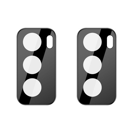 Szkło na aparat Bizon Glass Silk Lens do Oppo Reno 12/12 Pro, 2 sztuki