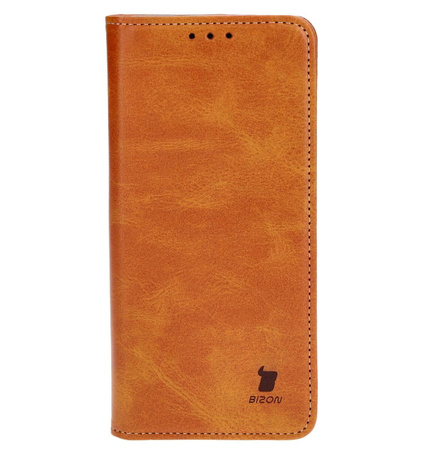 Etui z klapką Bizon Case Pocket Pro do OnePlus 12, brązowe
