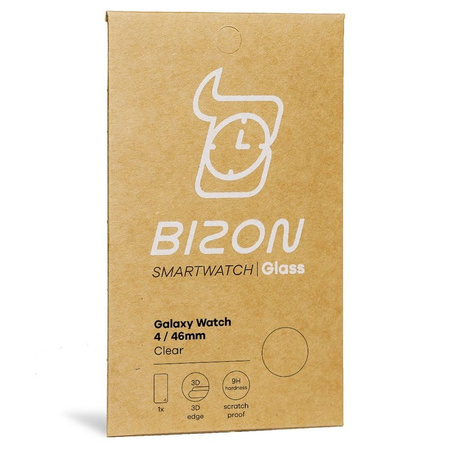 Szkło hartowane Bizon Glass Clear do Galaxy Watch 4 Classic 46mm
