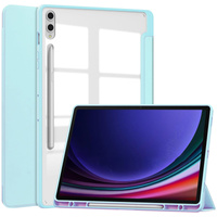 Etui Bizon Case Tab Clear Matt do Samsung Galaxy Tab S10 Plus / S9 Plus, błękitne