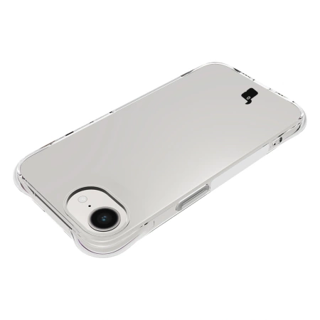 Elastyczne etui + 2x szkło hartowane Bizon Case Clear Pack do iPhone 16e