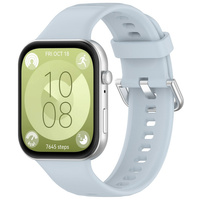 Pasek Bizon Strap Watch Silicone Pro SR do Huawei Watch Fit 4 / 4 Pro / 3, jasnoniebieski