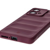Pancerne etui Bizon Case Tur do Motorola Edge 40 Neo, burgundowe