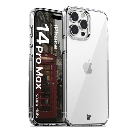 Etui Bizon Case Halo do iPhone 14 Pro Max, przezroczyste