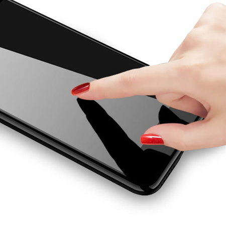 Szkło hartowane Bizon Glass Edge - 2 sztuki + ochrona na obiektyw, Redmi Note 10 Pro, czarne