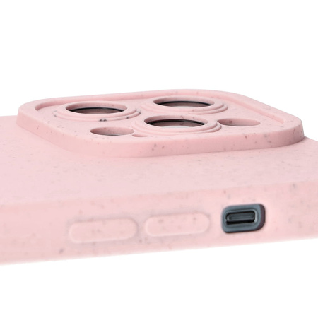 Ekologiczne etui Bizon Bio-Case do iPhone 14 Pro Max, różowe