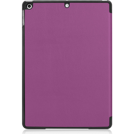 Etui Bizon Case Tab Croc do iPad 9/8/7 10.2 2021/2020/2019, ciemnofioletowe