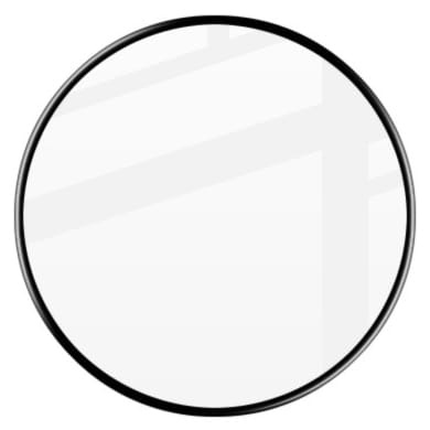 Szkło hybrydowe Bizon Glass Watch Edge Hybrid dla Xiaomi Watch S3 47 mm, czarne