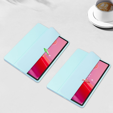 Etui Bizon Case Tab Clear Matt do Lenovo Tab M11 1 gen., błękitne