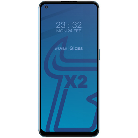 Szkło hartowane Bizon Glass Edge - 2 sztuki + ochrona na obiektyw, Realme 9 4G / Realme 9 Pro+