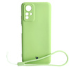 Etui Bizon Case Silicone do Xiaomi Redmi Note 12S, jasnozielone