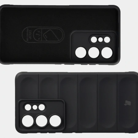 Pancerne etui Bizon Case Tur do Galaxy S26 Ultra, czarne