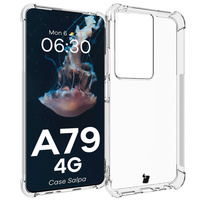 Elastyczne etui Bizon Case Salpa do Oppo A79 5G, przezroczyste