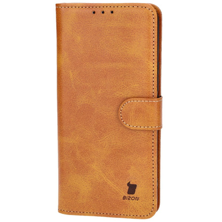 Etui z klapką Bizon Case Pocket do Xiaomi 14 Ultra, brązowe