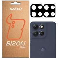 Szkło na aparat Bizon Glass Lens do Motorola Moto G86 5G, 2 sztuki
