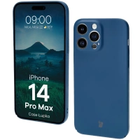 Etui Bizon Case Łupka do iPhone 14 Pro Max, niebieskie