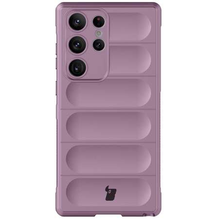 Pancerne etui Bizon Case Tur do Galaxy S23 Ultra, jasnofioletowe