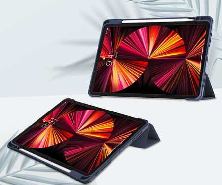 Etui Bizon Case Tab Clear Matt do iPad Pro 11 2022/2021/2020/2018, granatowe